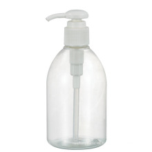 Durchsichtige Plastikmilchflaschen